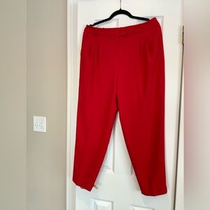 Brooks Brothers Beautiful Red Cropped Pants Size 10